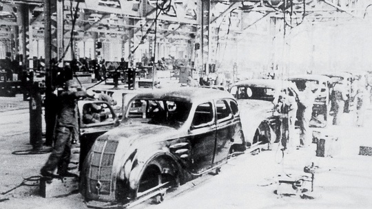 Imagen antigua producción Toyota